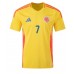 Maglie da calcio Colombia Luis Diaz #7 Prima Maglia Copa America 2024 Manica Corta